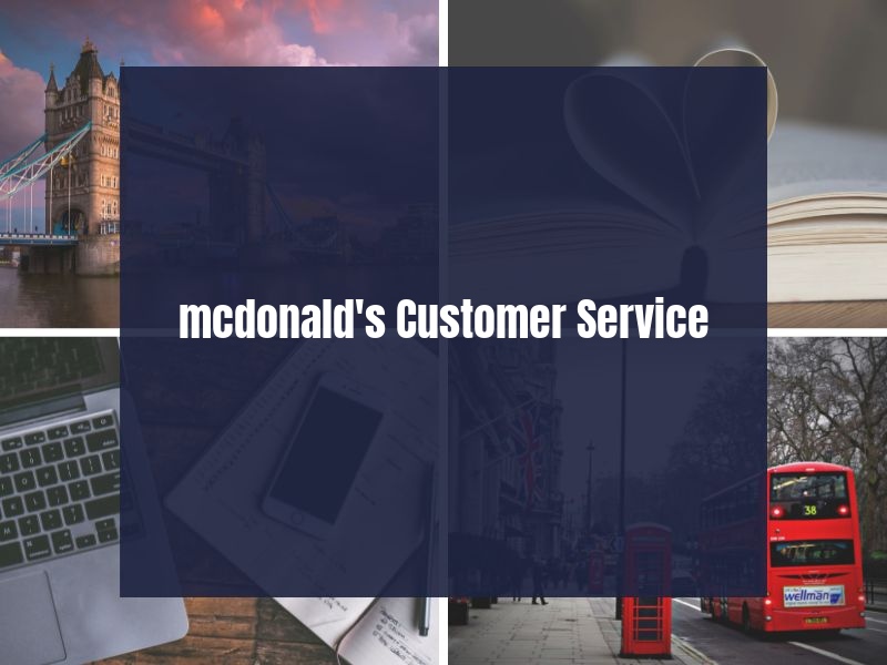 mcdonald's Customer Service